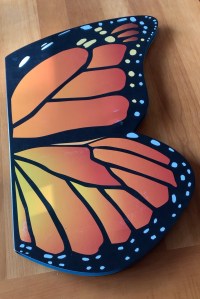 Monarch butterfly box closed.